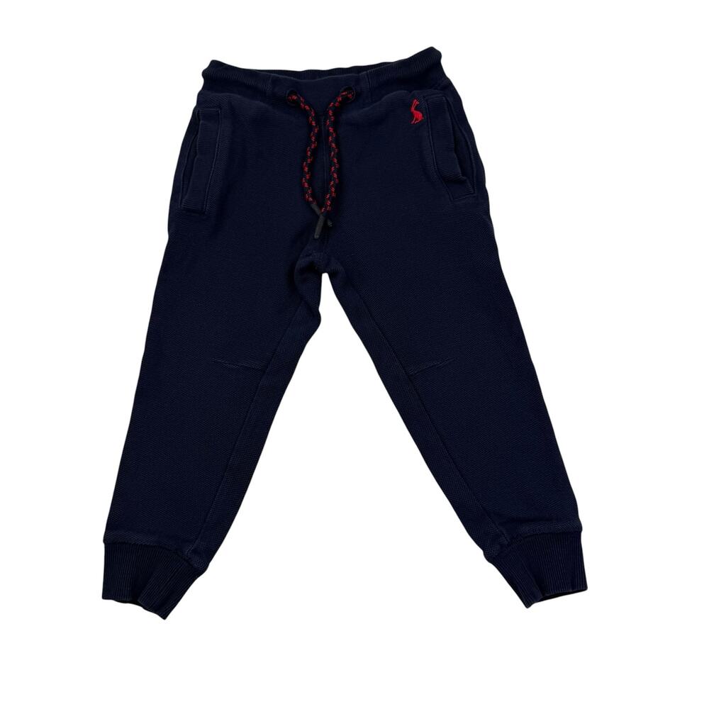 Joules Navy Textured Pants, Size 3